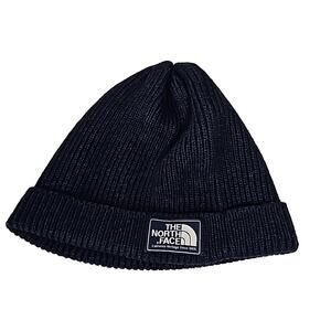 The North Face Navy Blue Knit Hat Beanie